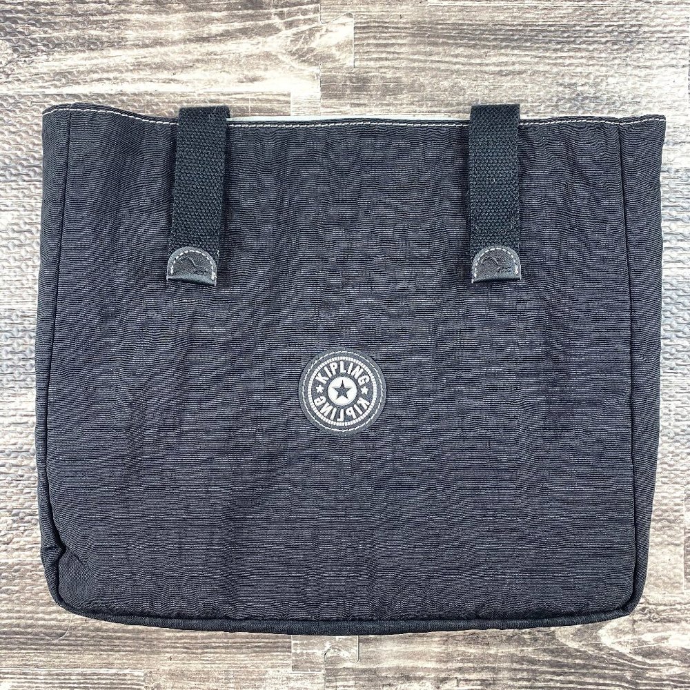 Kipling Padded Computer Bag with Straps in Black